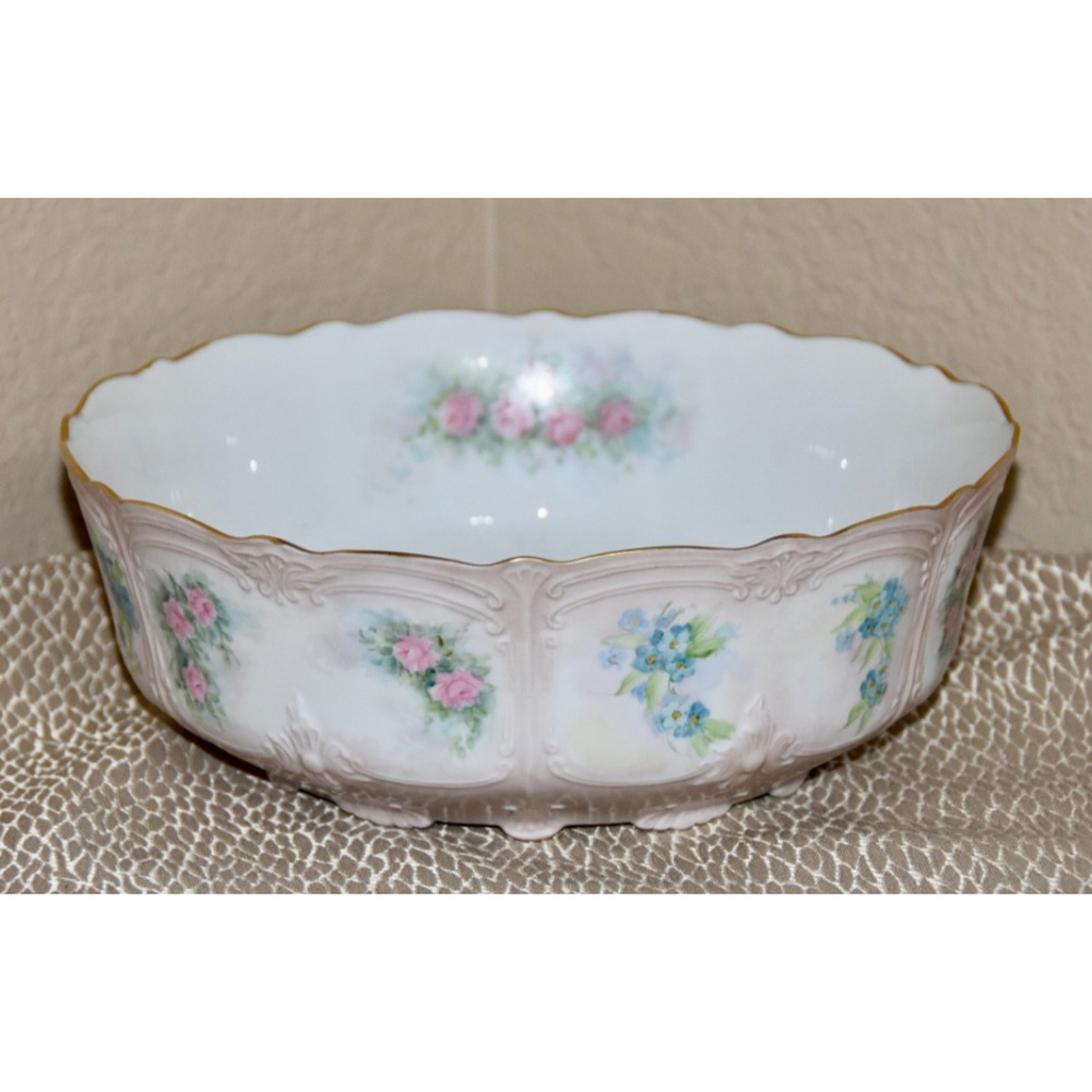 Tirschenreuth Baronesse Bavaria Roses floral Serving Bowl